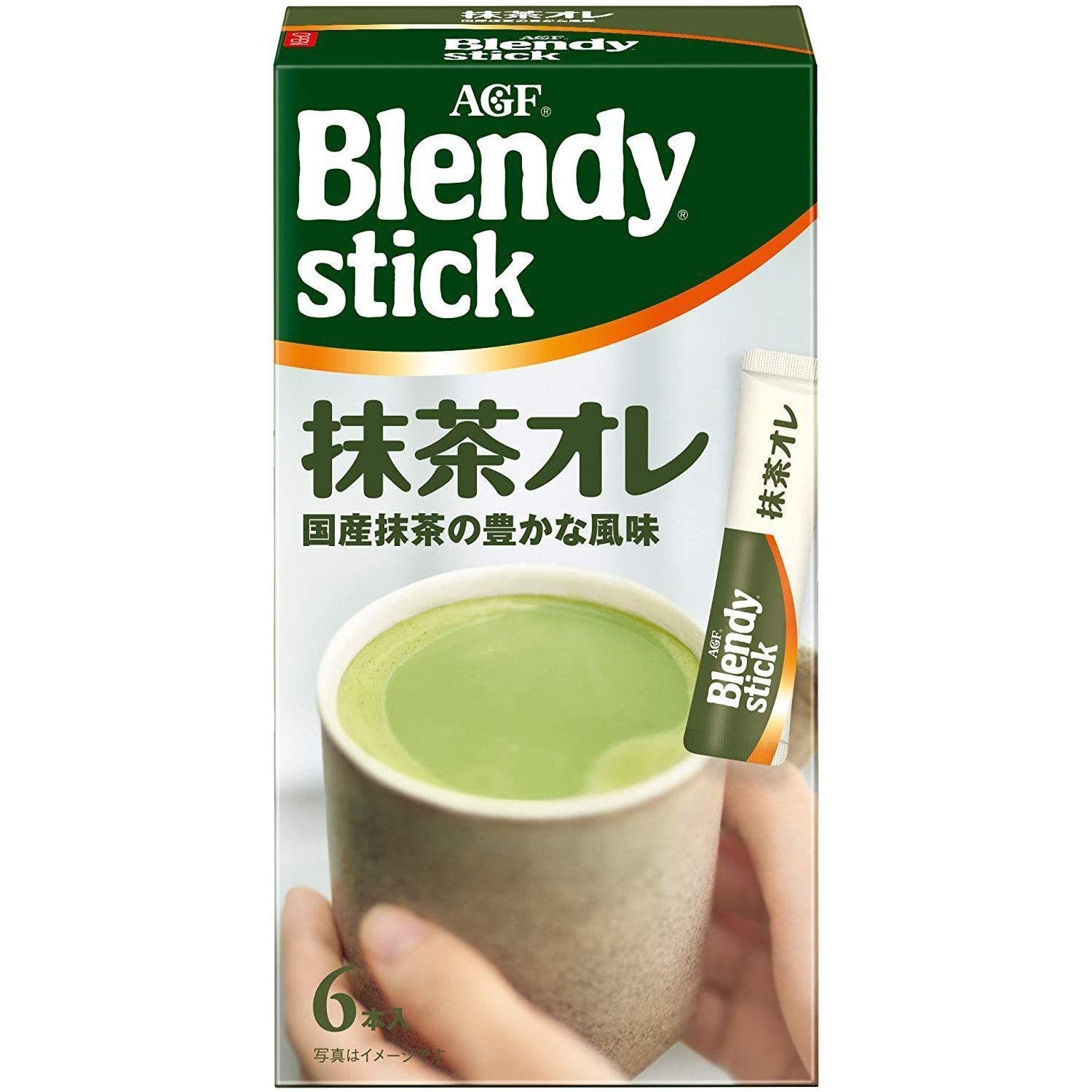 AGF 블렌디 스틱 말차오레 (블렌디 그린티 라떼) 6개입