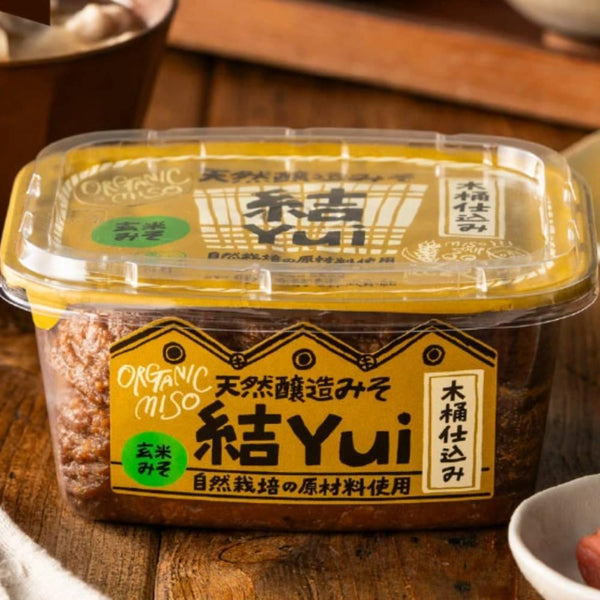 아다치 조조 유이 통 숙성 유기농 현미 현미 된장 450g