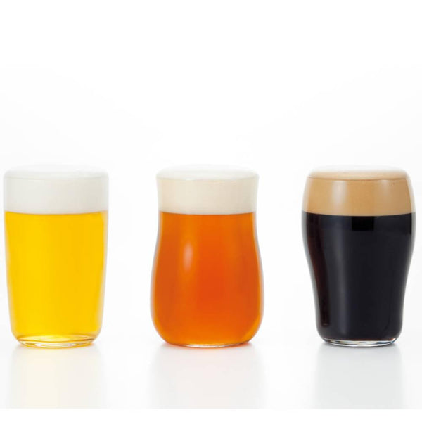 Aderia Craft 맥주 유리 세트 프리미엄 짧은 유리 컬렉션 3개