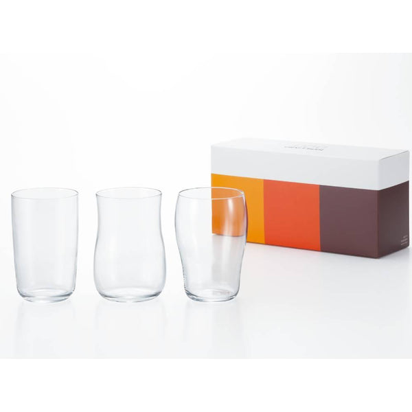 Aderia Craft 맥주 유리 세트 프리미엄 짧은 유리 컬렉션 3개