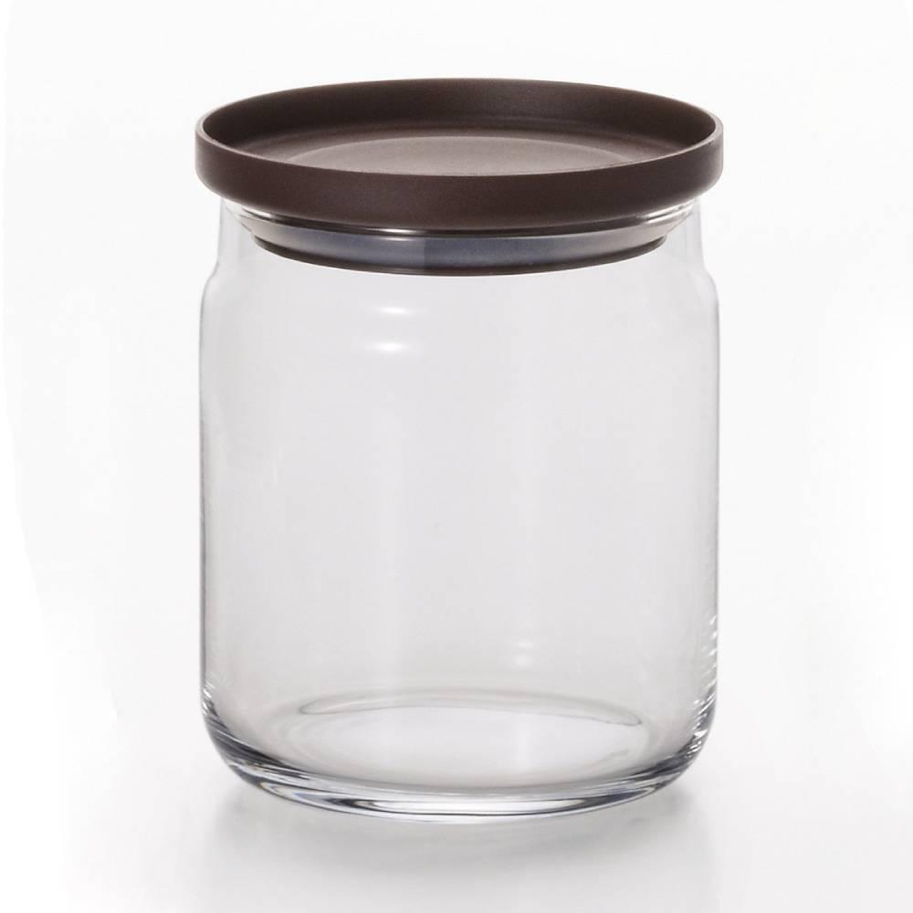 Aderia 쌓을 수 있는 유리 캐니스터 중간 규모 주방 보관 용기 680ml