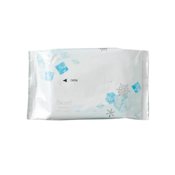 비오레 쿨링 바디 물티슈 무향 인스턴트 쿨다운 시트 20개