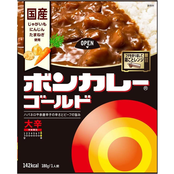 본카레 골드 즉석 일본식 카레 소스 아주 매운맛 180g