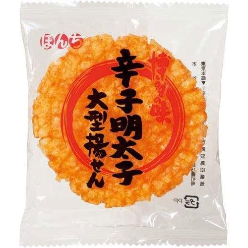 본치 가라시 멘타이코 센베이 일본식 매콤 명란 센베이 (6개 팩)
