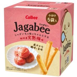 Calbee Jagabee 감자 스틱 사워 키슈 매실 맛 75g