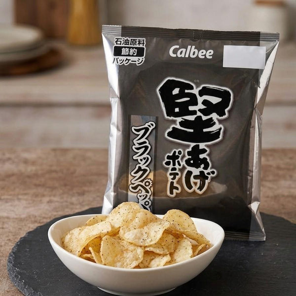 칼비 카타아게 크리스피 블랙페퍼 감자칩 65g (12봉입)
