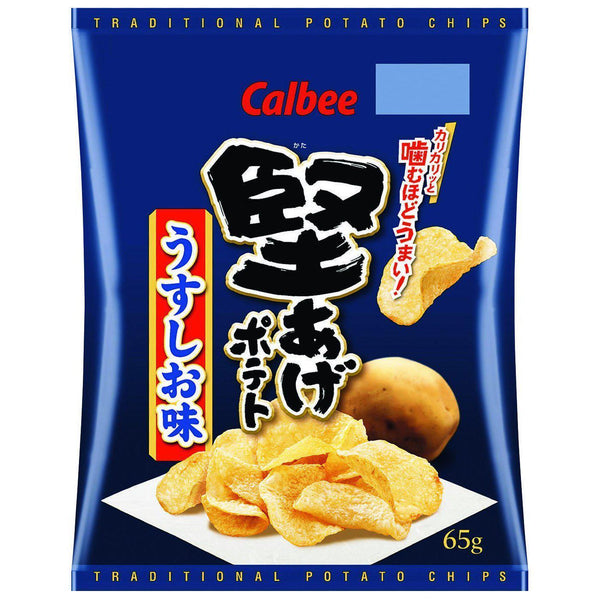 칼비 카타아게 소금에 절인 바삭한 감자칩 65g (12봉입)