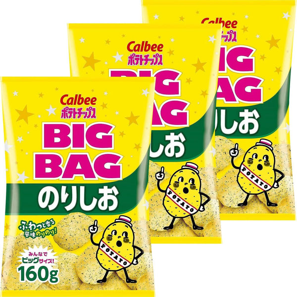 칼비 노리시오 소금김 감자칩 빅백 160g (3개입)