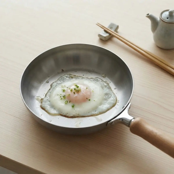 치토세 철 프라이팬 나무 손잡이 유도 대응 18cm