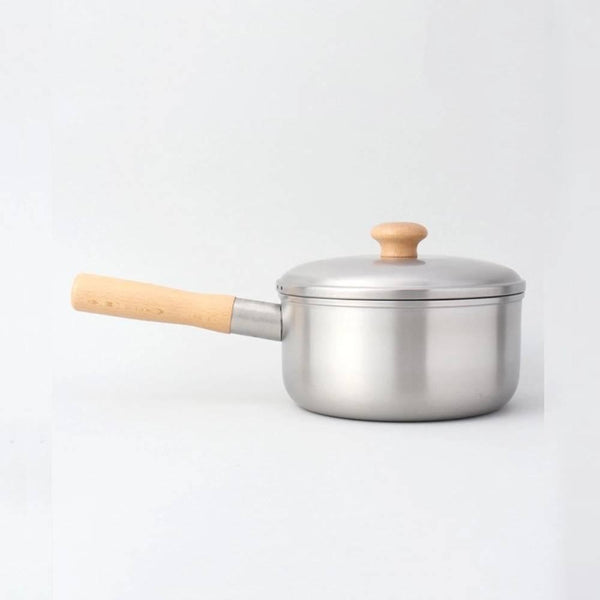 치토세 스타일리시 나무손잡이 냄비(뚜껑 포함)(IH 대응) 2.2L