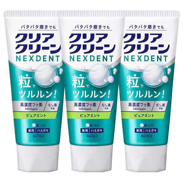 클리어클린 넥덴트 치약 퓨어민트 120g x 3개