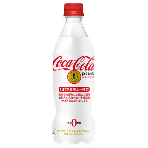 코카콜라 플러스 제로 칼로리 섬유질 강화 건강 지원 청량 음료 470ml