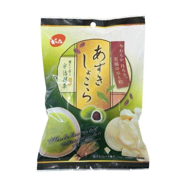 덴로쿠 아마낫토 말차 초콜릿 코팅 팥 70g (6개입)