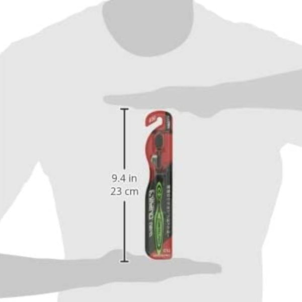 덴탈 프로 컴팩트 PCC 블랙 강모 충치 예방 칫솔 미디엄 C12