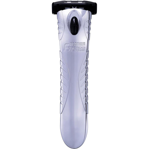 깃털 F-시스템 MR3 네오 크롬 면도기 홀더 + 카트리지 1개