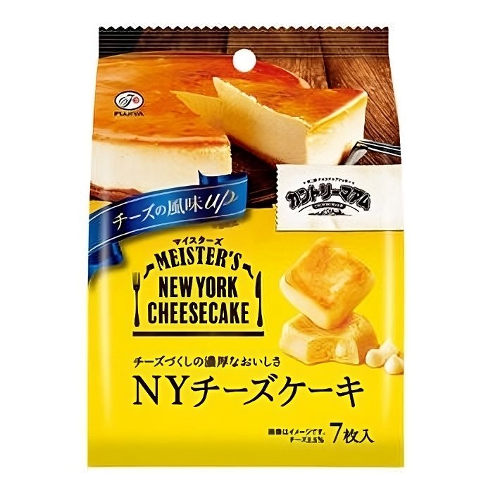 후지야 컨트리 MA'AM 마이스터 리치 NY 치즈케이크 맛 쿠키 7개입