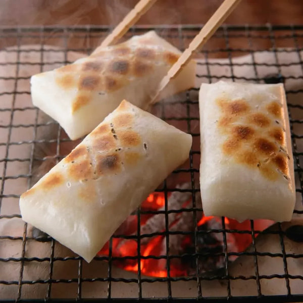 야키모치(구운 떡) 만드는 법: 간장, 콩가루, 버터 레시피