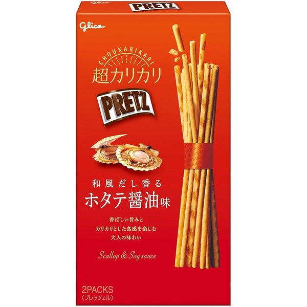 글리코 프레츠 비스킷 스틱 가리비 & 간장 다시맛 55g (10팩)