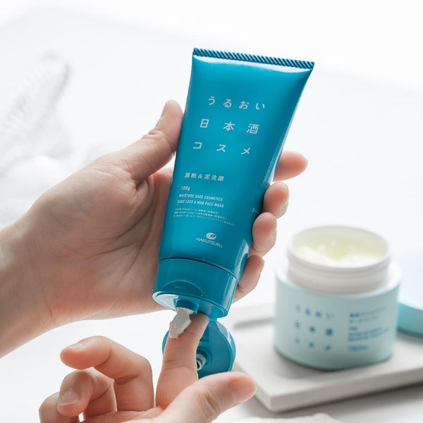 하쿠츠루 보습 일본술지게미&진흙 세안제 100g