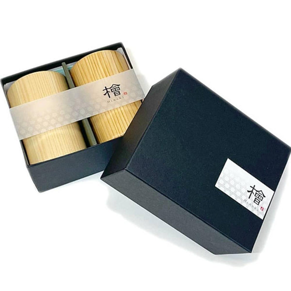 수제 나무 맥주잔 편백맥주잔 160ml (2개세트)