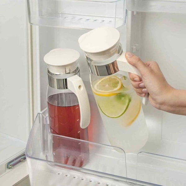 하리오 냉장고 냄비 슬림 내열 유리 저그 1.4L