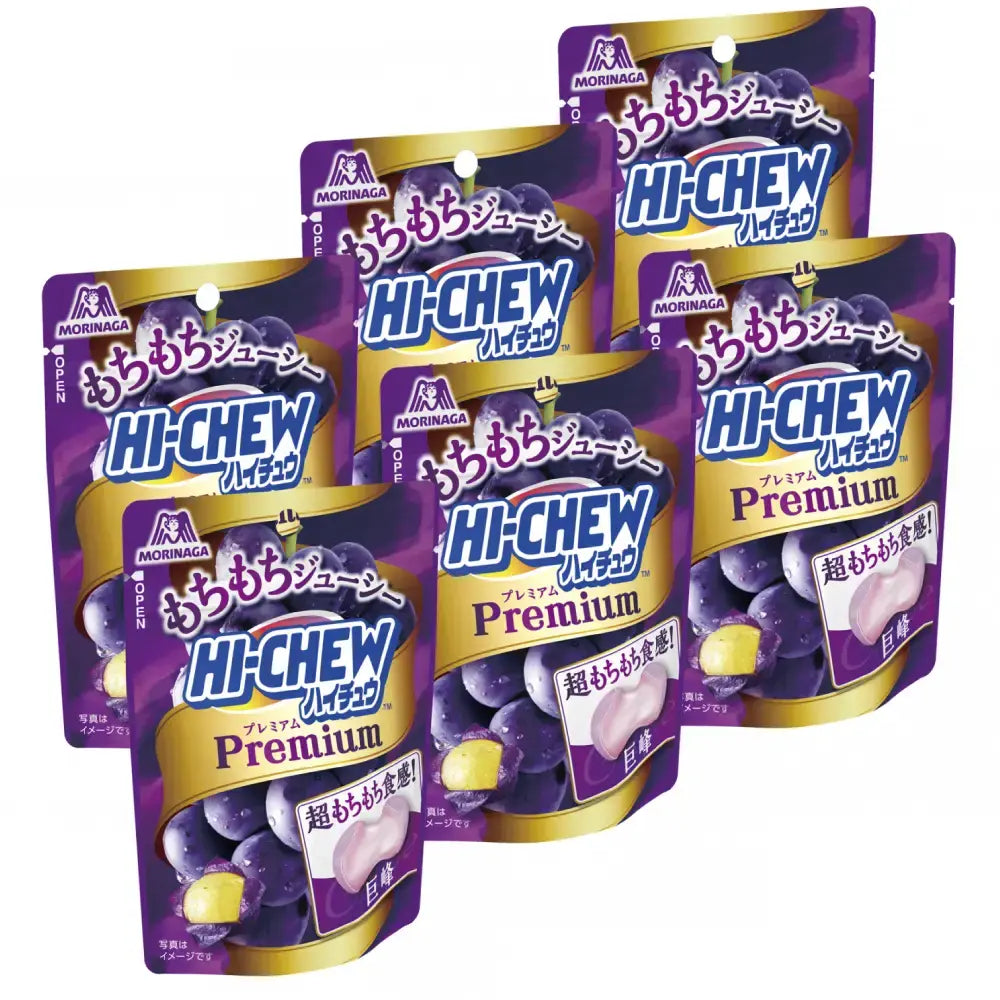 하이츄 프리미엄 교호포도맛 소프트츄이캔디 32g (6개입)