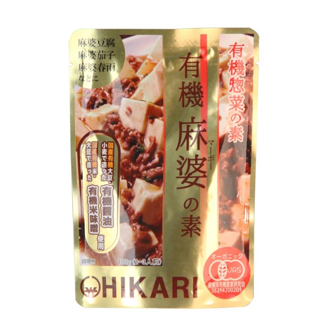 히카리식품 레디메이드 유기농 마파 두부 소스 패킷 100g