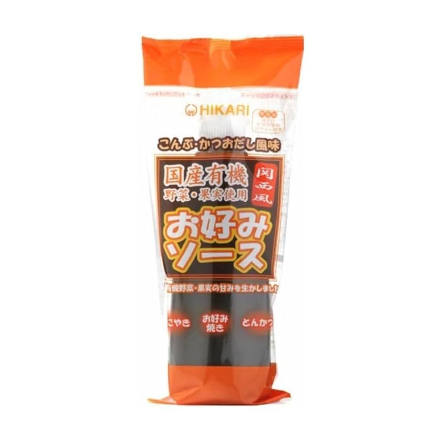 히카리식품 유기농 오코노미야키 소스 간사이풍 오코노미야키 소스 300g
