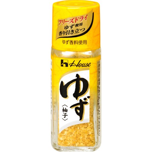 하우스 푸드 동결 건조 일본 유자 껍질 분말 감귤류 조미료 6g