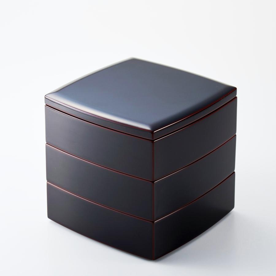 이스케 삼단 도시락통 전통칠기 도시락통 18cm