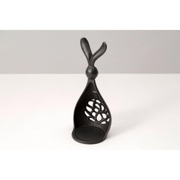 Iwachu 일본 주철 Tealight 캔들 홀더 토끼 디자인
