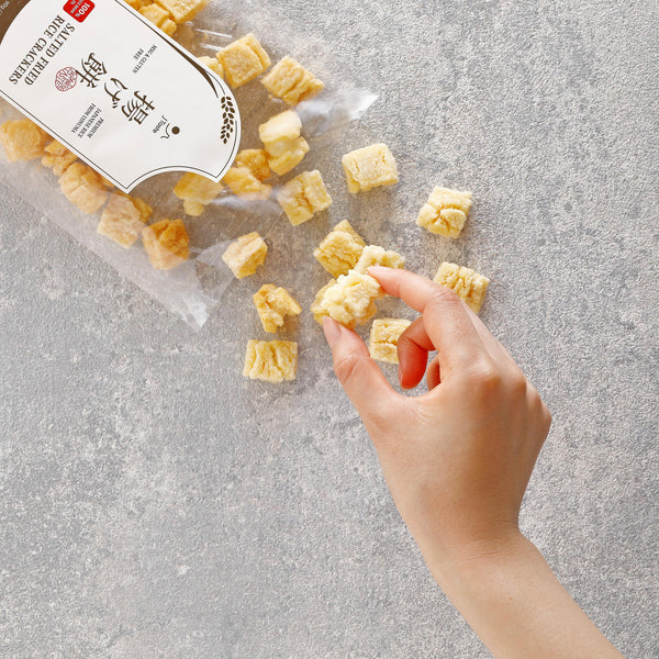 J Taste 아게모치 소금에 절인 바삭한 일본 센베이 90g (3개입)