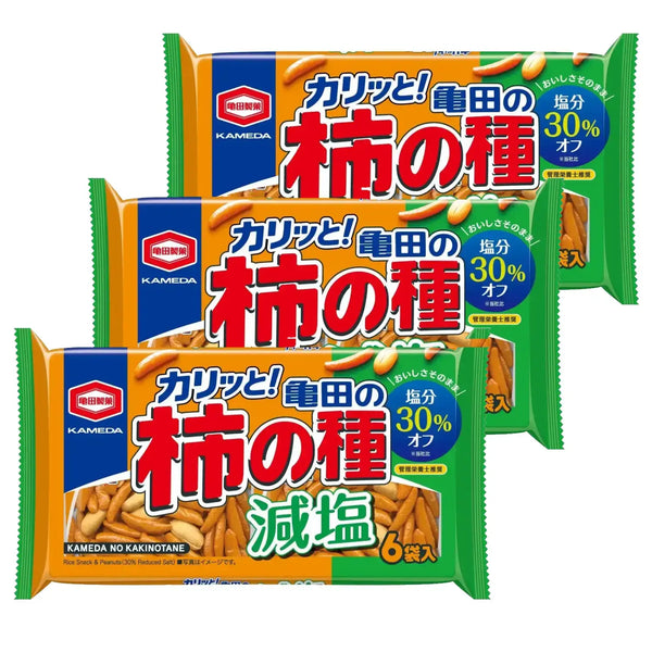 카키노탄 저나트륨 쌀과자 땅콩믹스 164g x 3봉지