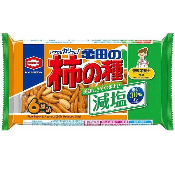 카메다 카키노타네 저염 센베이 땅콩 믹스 164g