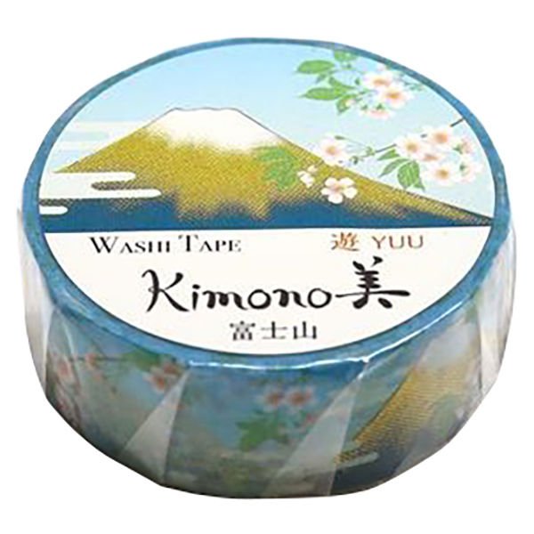 Kamiiso 기모노 와시 테이프 후지산 무늬 마스킹 테이프