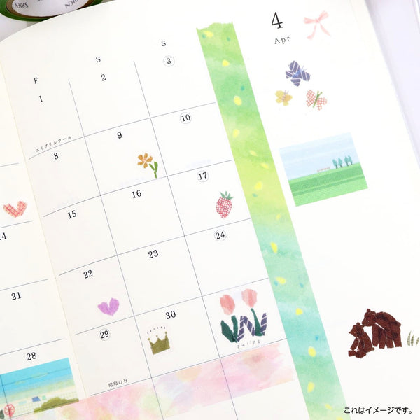 Kamiiso 스크랩북 스티커 가족 및 어린이 테마 Washi 스티커