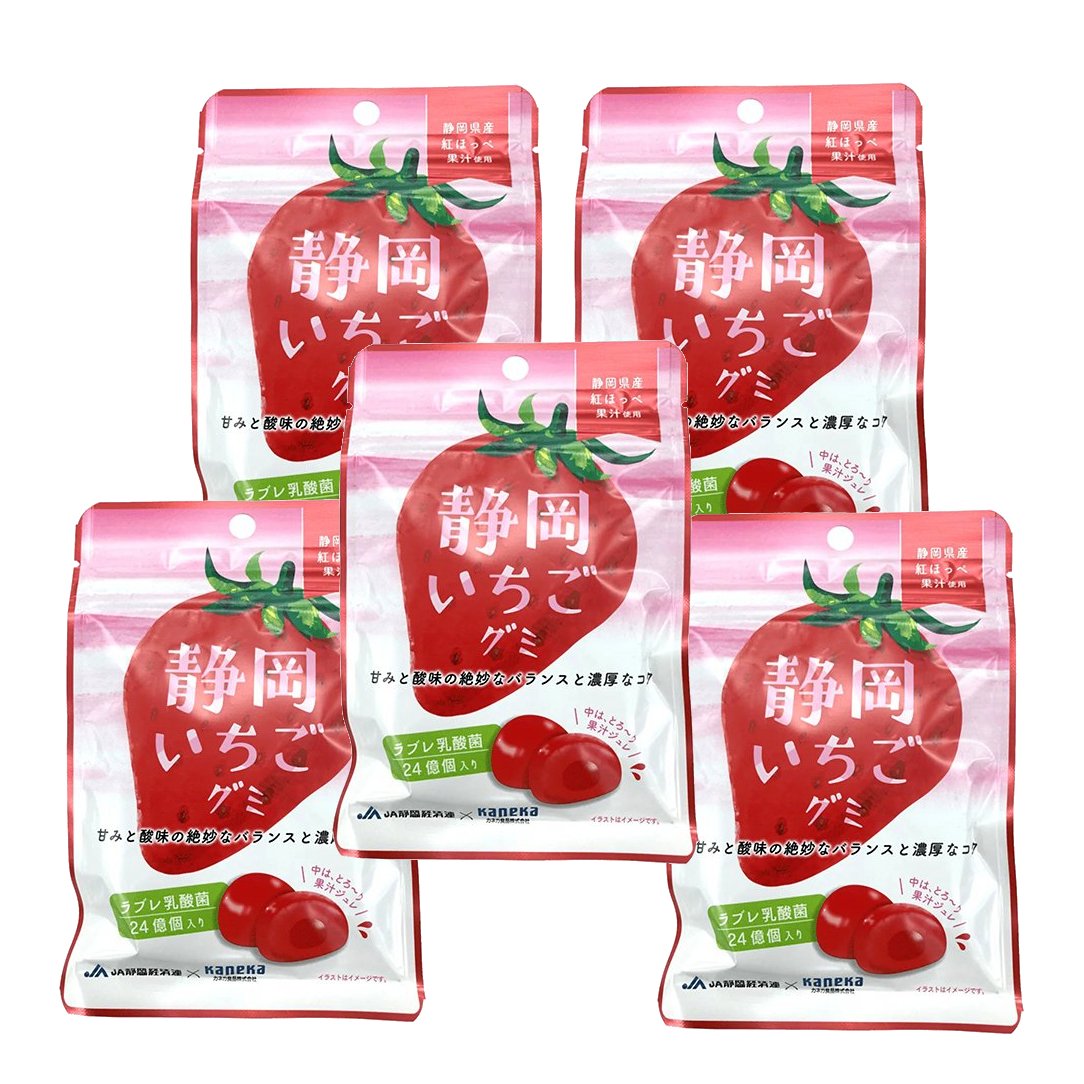 가네카 쥬시 일본 딸기 구미 40g (5팩)