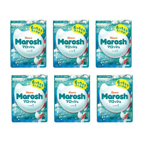 칸로 마로쉬 라무네 소다맛 소프트 쫄깃쫄깃 캔디 50g (6개입)