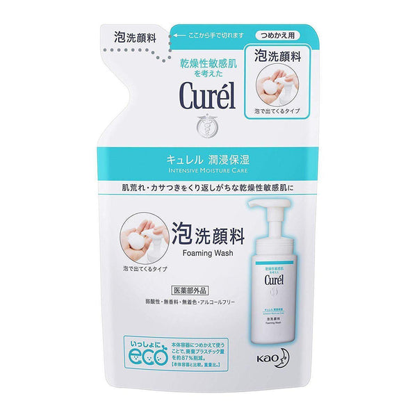 큐렐 포밍 세안제 민감성 피부용 리필 130ml