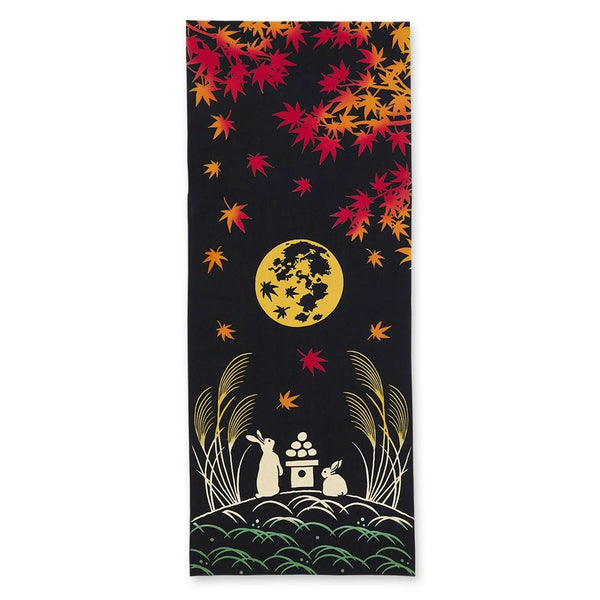 케네마 달 토끼 테누구이 전통 손으로 염색한 천 수건 35 x 90cm