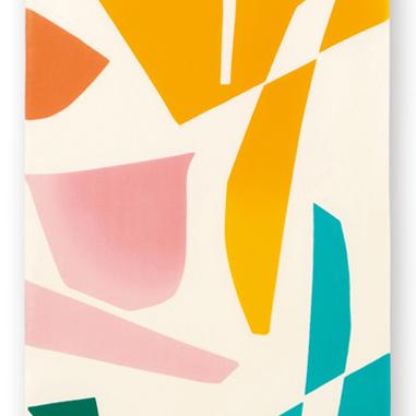 케네마 테누구이 현대 식기 일본 전통 손으로 염색한 천