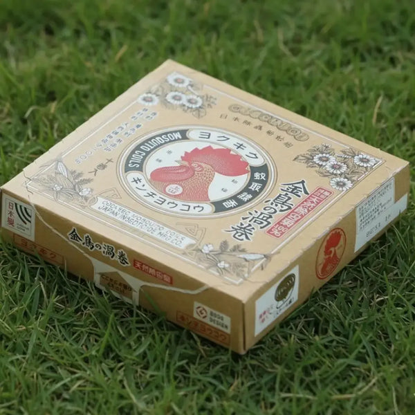 긴초 모기향 천연 방충제 순한 향기 10ct.