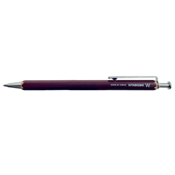키타보시 나무 육각 볼펜 1.0mm #W-600AZ