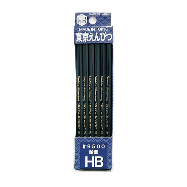 키타보시 도쿄 연필 HB 9500 쓰기 및 그림용 12개입