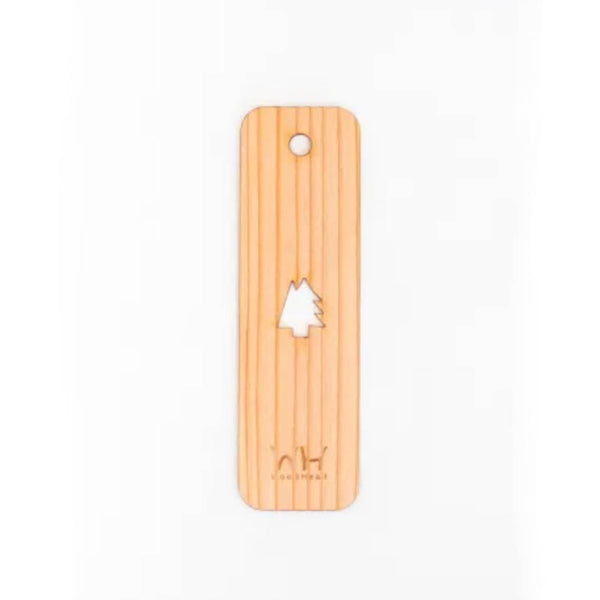Kito 지속 가능한 Sugi 삼나무 책갈피 삼나무 디자인 10cm