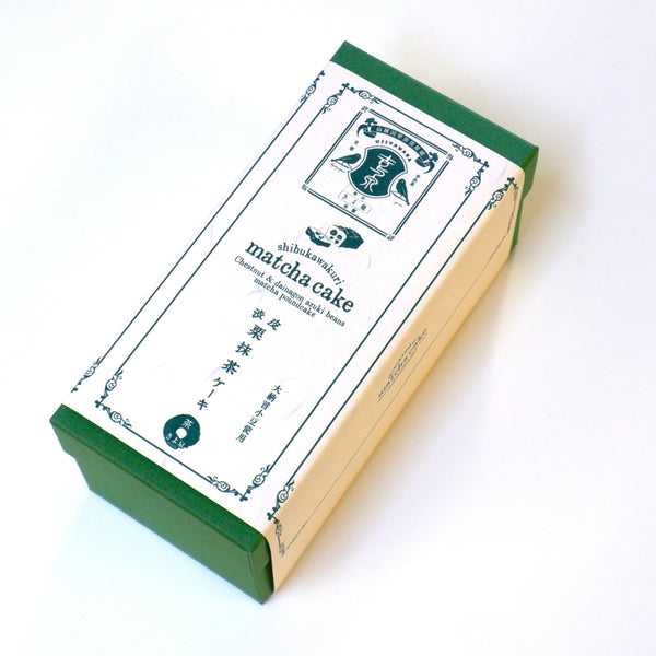 기요센 수제 우지 말차 파운드 케이크 팥과 통밤 450g