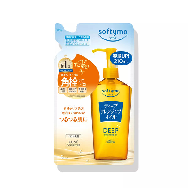 소프티모 딥 클렌징 오일 메이크업 리무버 리필 210ml