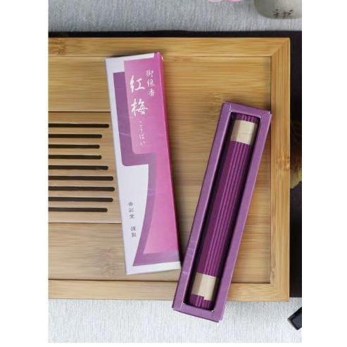 코사이도 붉은 매화 향기로운 꽃 일본 향 스틱 20g