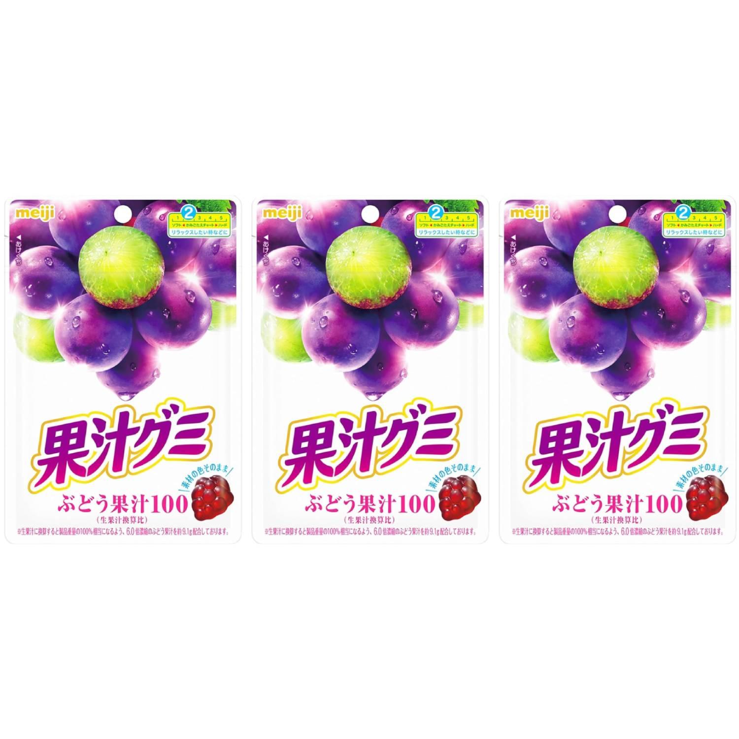 메이지 과일 구미 캔디 포도 구미 54g (3개입)