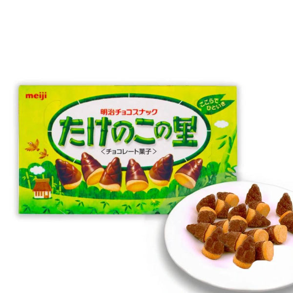 메이지 타케노코노사토 초콜릿 대나무 끝 모양 비스킷 63g